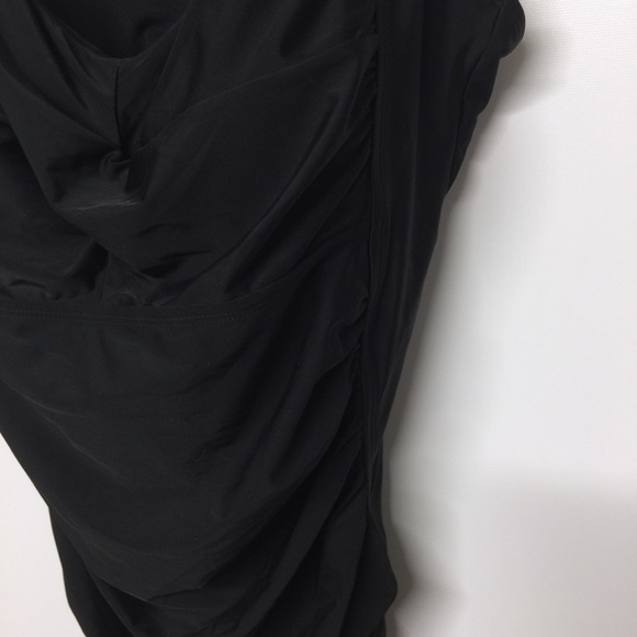 Merona 26W Black Twist Bust One piece Swimsuit - Picture 5 of 8